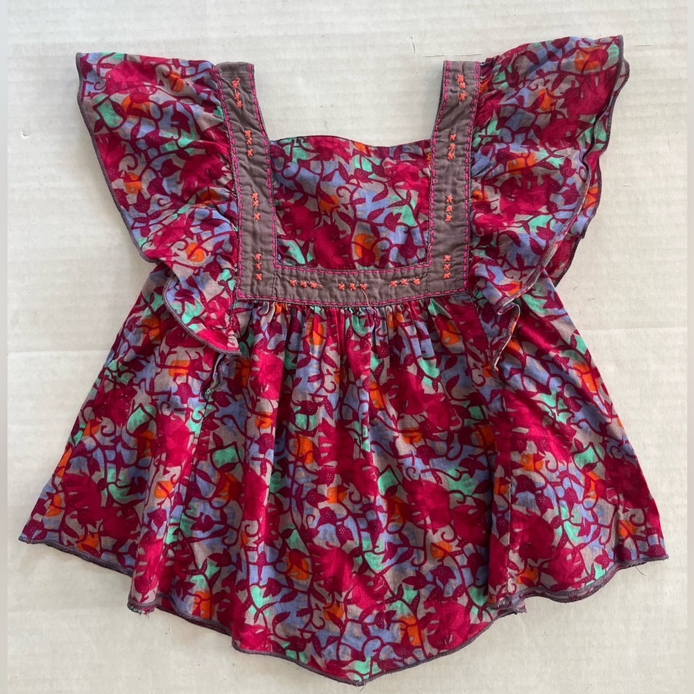 KidKanai 18 months girls baby toddler boho dress top buttons cotton lightweight